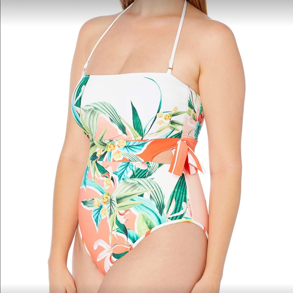 Trina Turk Costa De Prata Reversible‎ Swimsuit